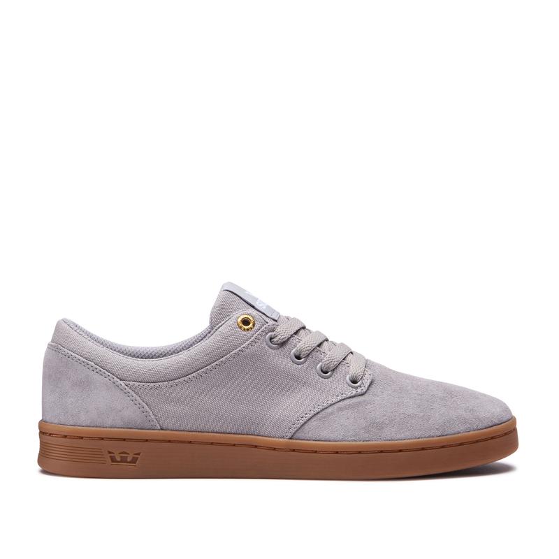 Zapatillas Bajas Supra Argentina Hombre - CHINO COURT Gris Claro (QRCDJ-5912)